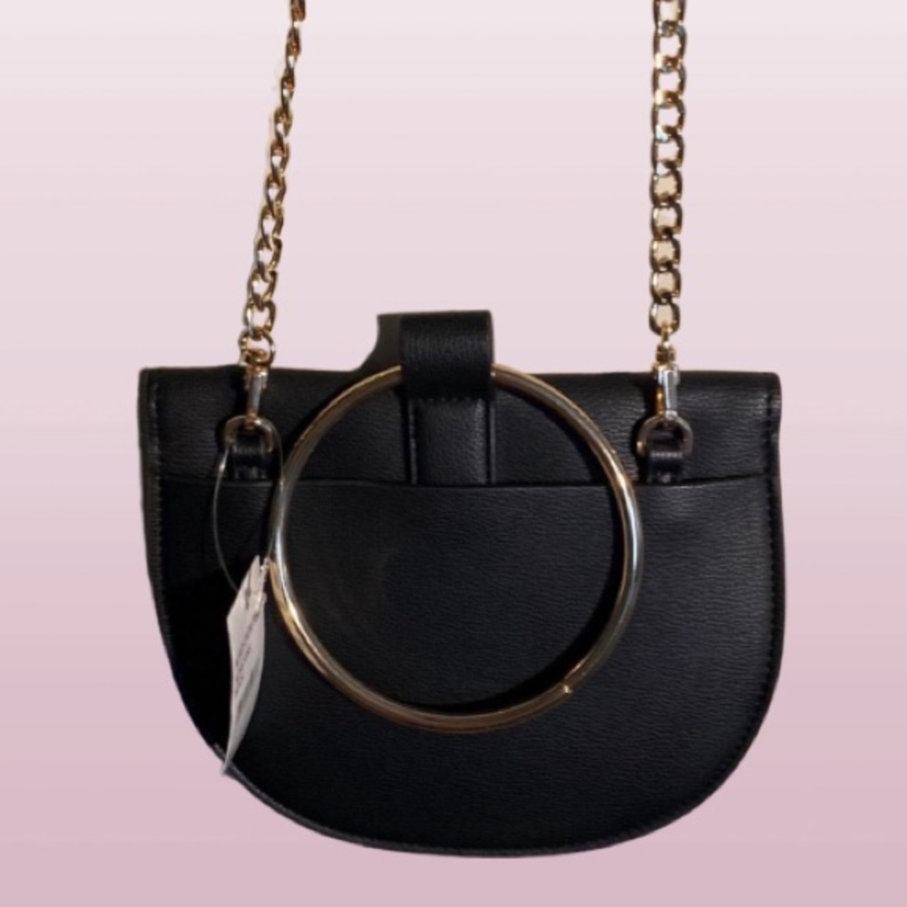 NWT! Trouve - Reese Faux Leather Ring Crossbody Purse
